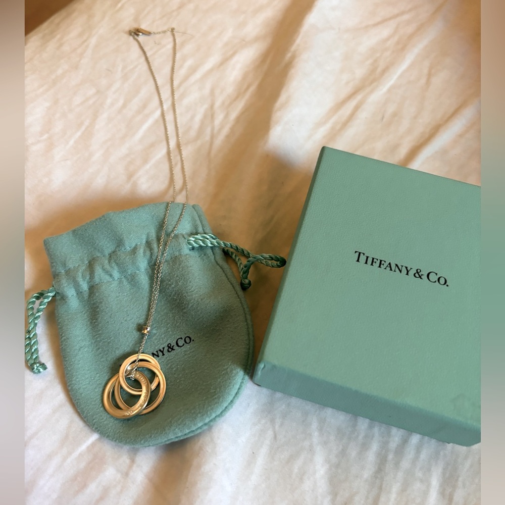 Tiffany & Co. Silver 1837 Interlocking Circles Necklace
